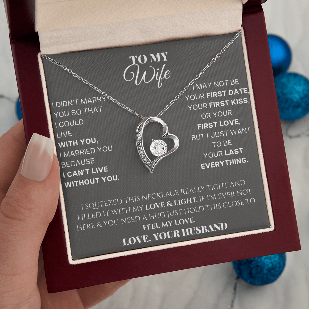 Forever Love Necklace - To MY WIFE
