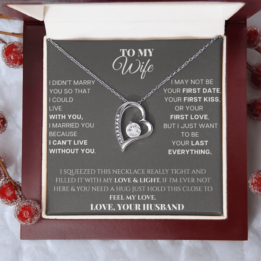 Forever Love Necklace - To MY WIFE