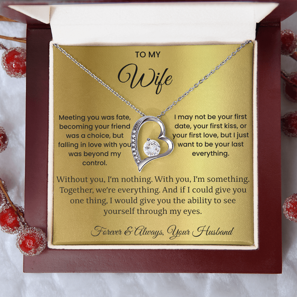 Forever Love Necklace - To my Wife