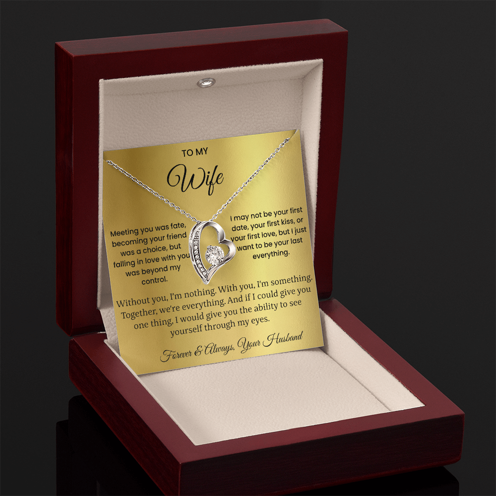Forever Love Necklace - To my Wife