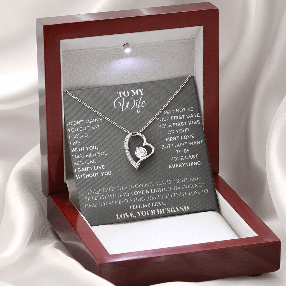 Forever Love Necklace - To MY WIFE