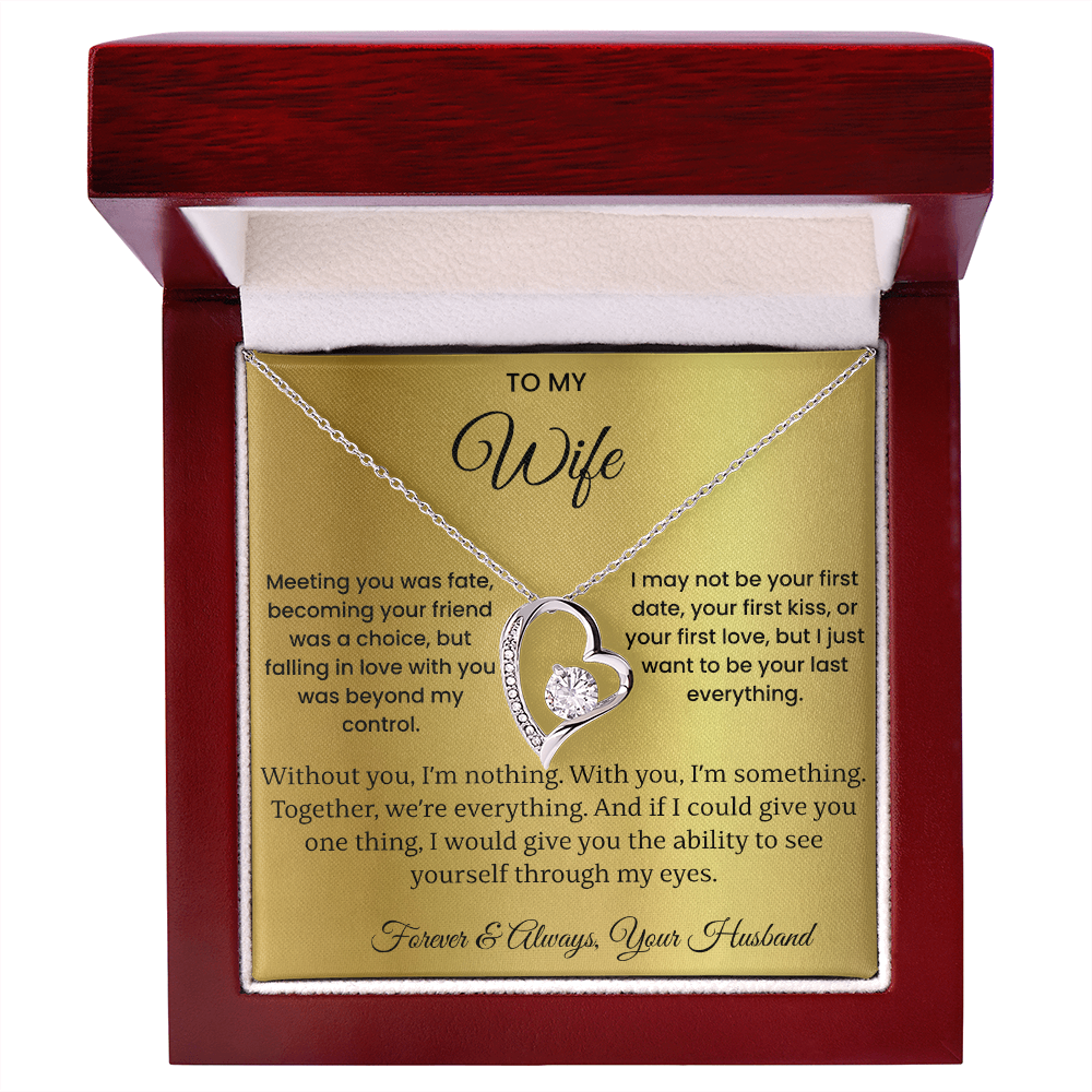 Forever Love Necklace - To my Wife