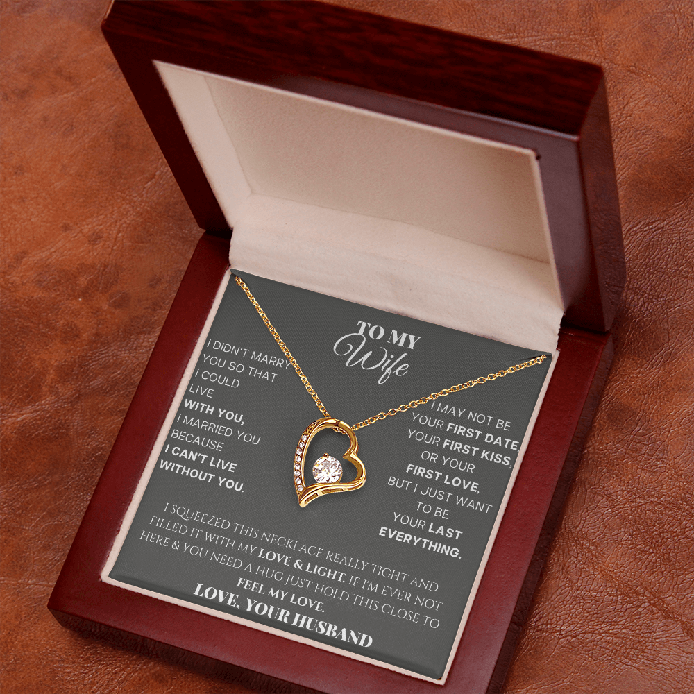 Forever Love Necklace - To MY WIFE