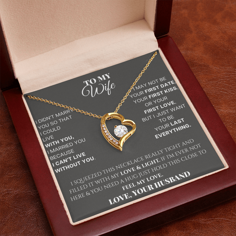 Forever Love Necklace - To MY WIFE