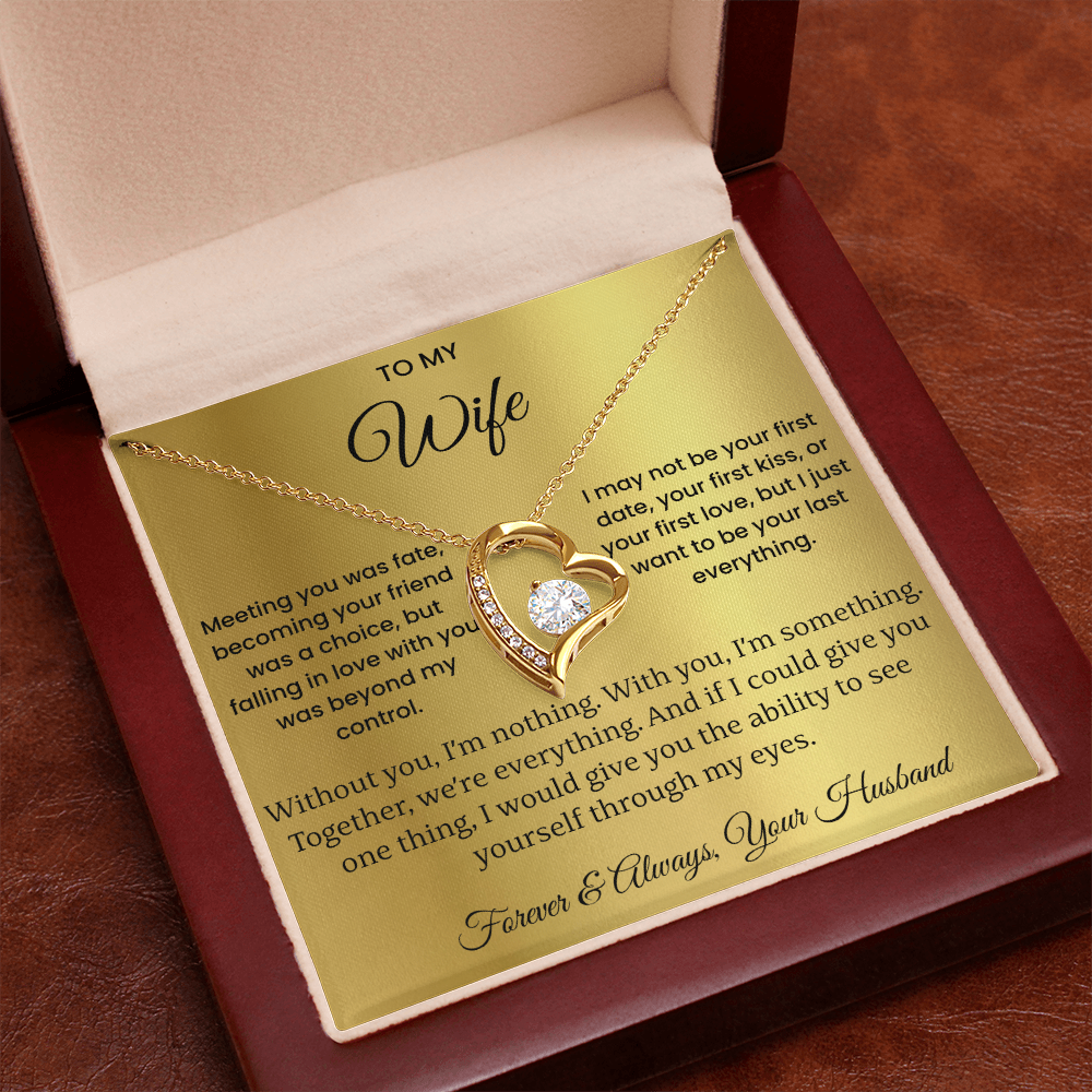 Forever Love Necklace - To my Wife