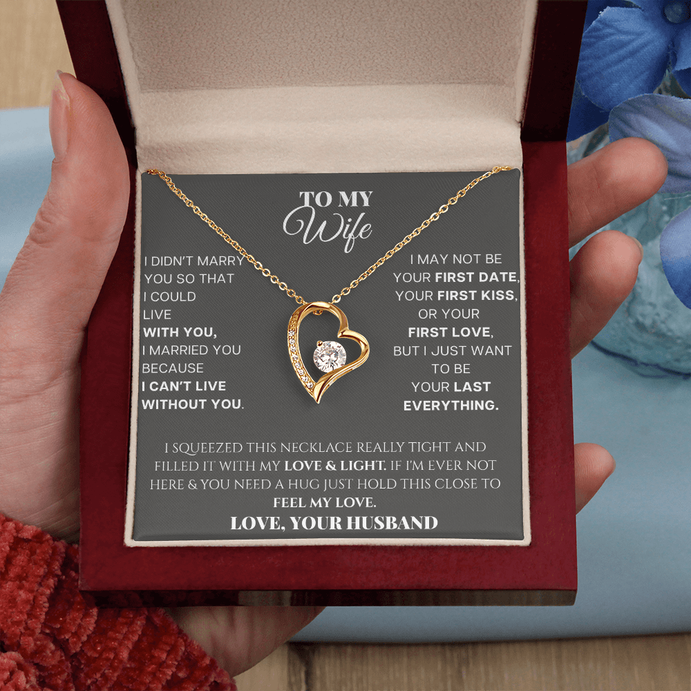 Forever Love Necklace - To MY WIFE