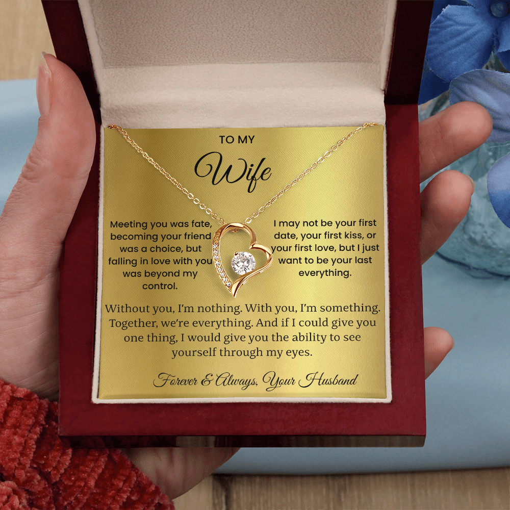 Forever Love Necklace - To my Wife