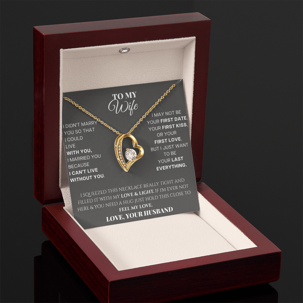 Forever Love Necklace - To MY WIFE