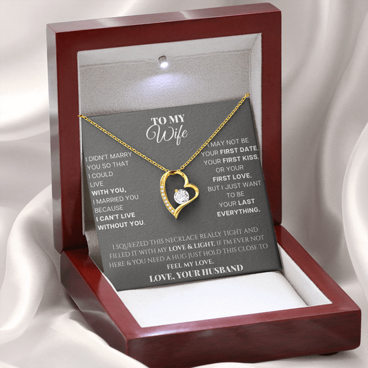 Forever Love Necklace - To MY WIFE