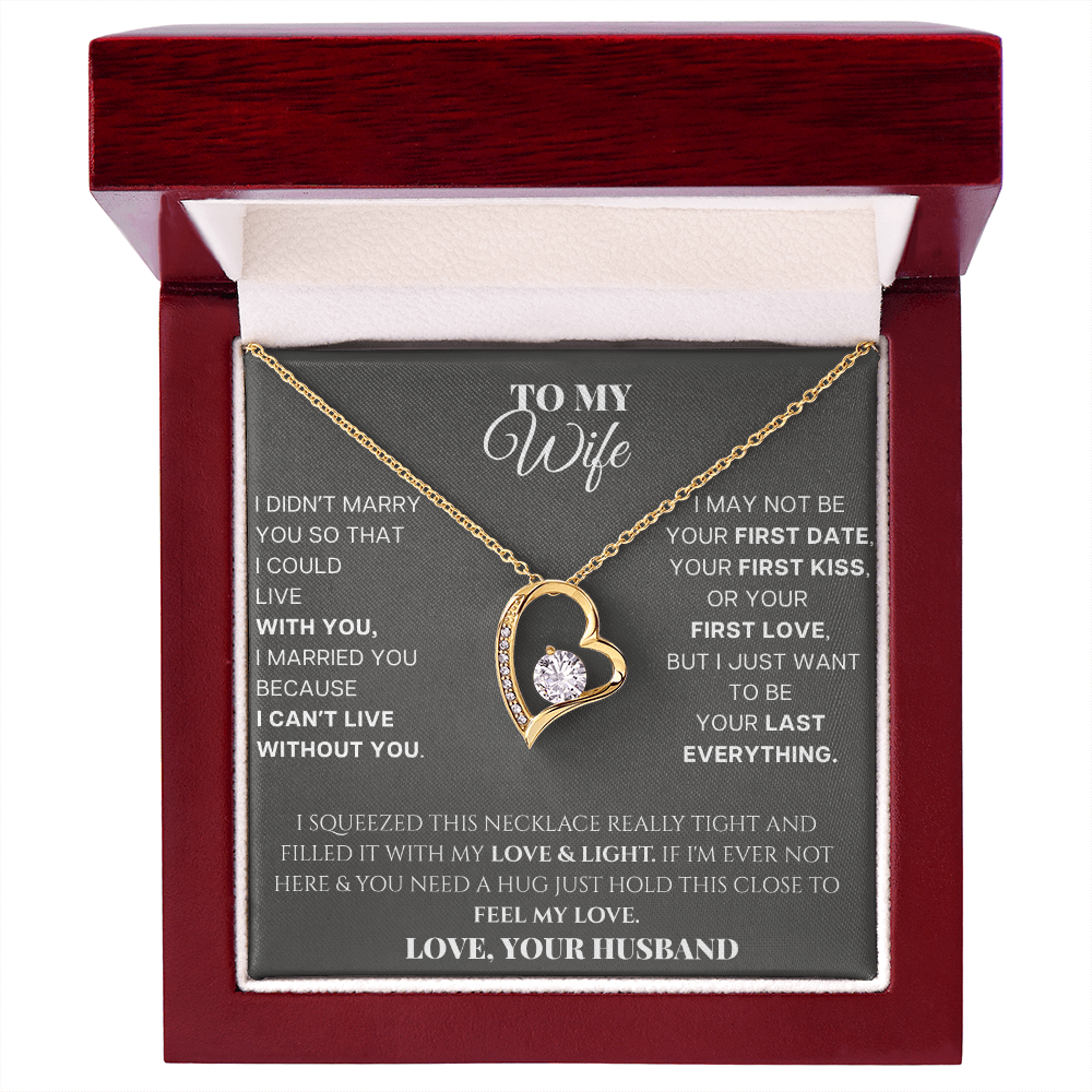 Forever Love Necklace - To MY WIFE