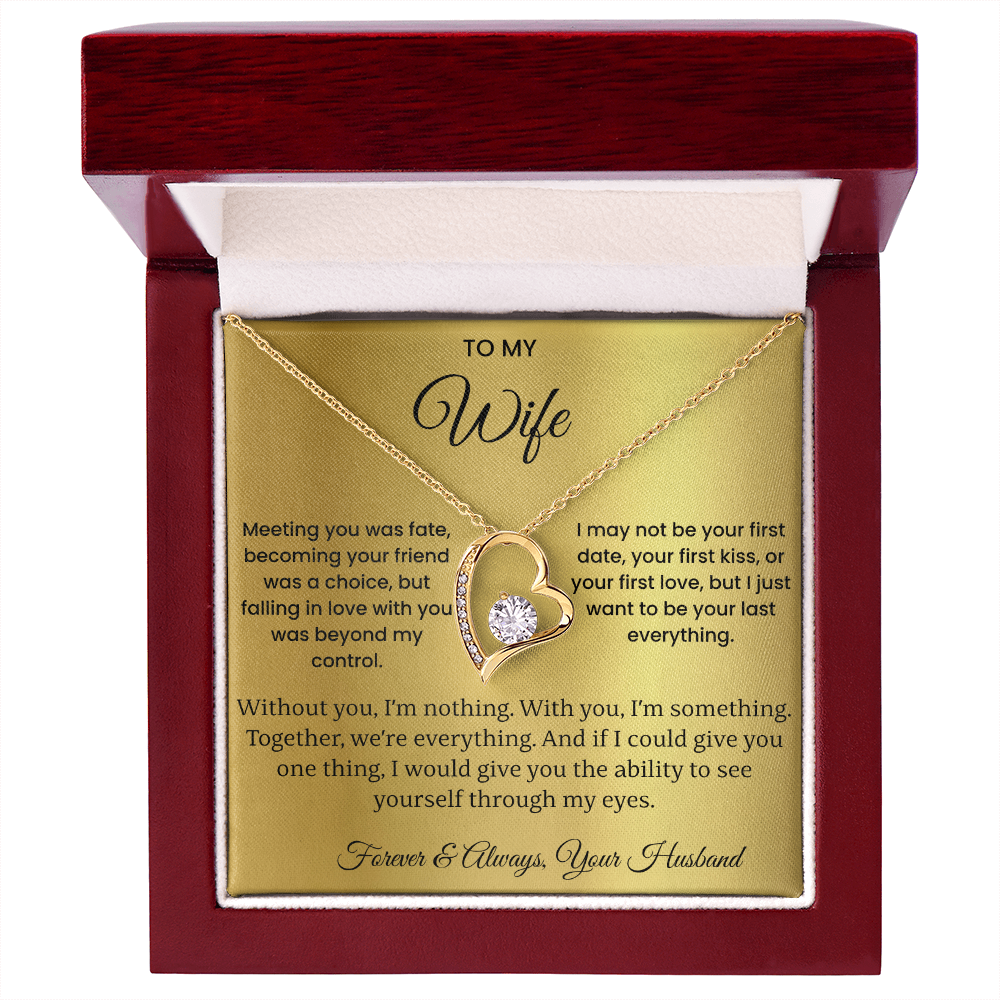 Forever Love Necklace - To my Wife