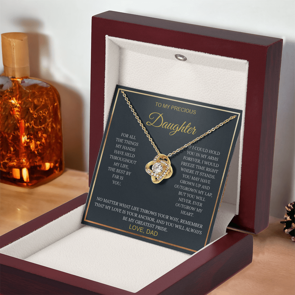Mahogany Style Luxury Gift Box with LED Spotlight for Written Affection Keepsake