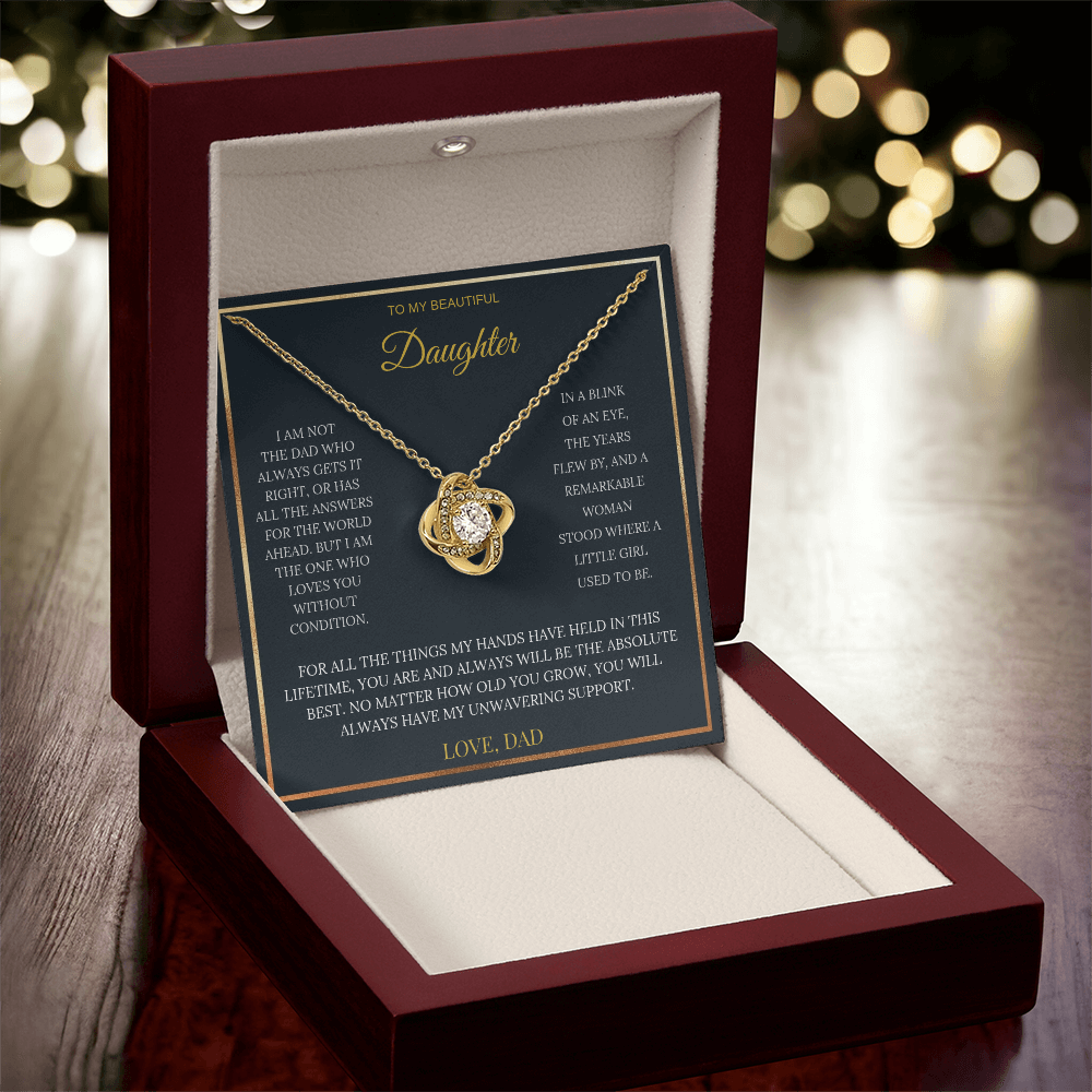 Mahogany Style Luxury Gift Box with LED Spotlight for Written Affection Keepsake