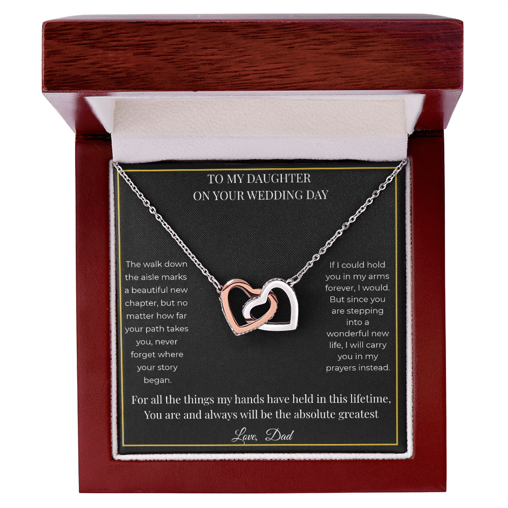 Mahogany Style Luxury Gift Box with LED Spotlight for Written Affection Jewelry