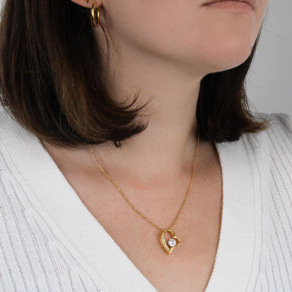 Forever Love Heart Necklace in Luxury Box