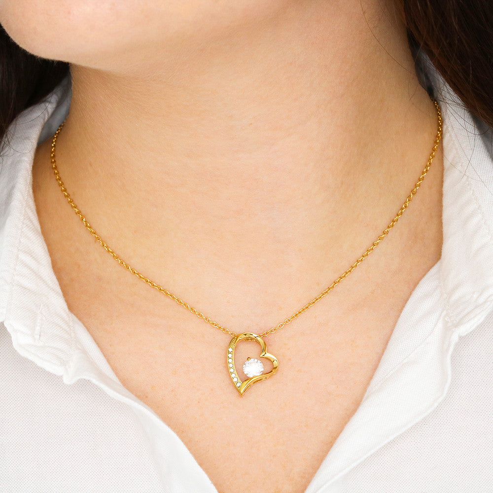 Forever Love Heart Necklace in Luxury Box