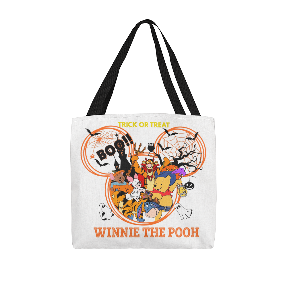 Winnie the Pooh Spooky Season Halloween Tote Bag