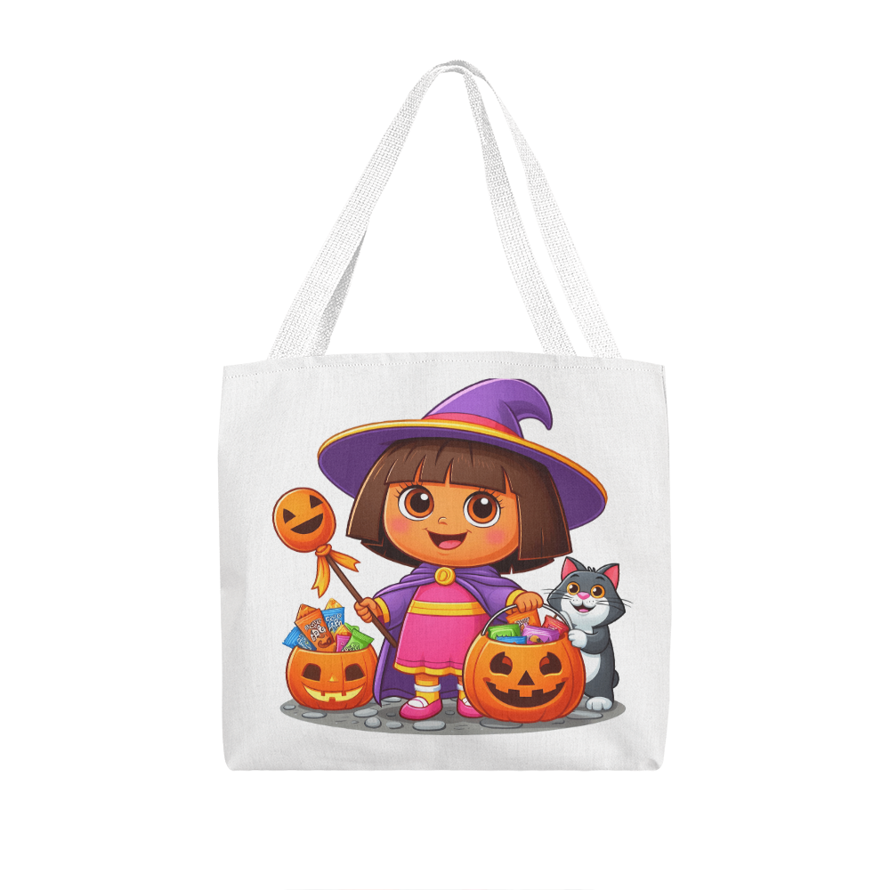 Nickelodeon Dora the Explorer Witch Halloween Trick-or-Treat Tote Bag