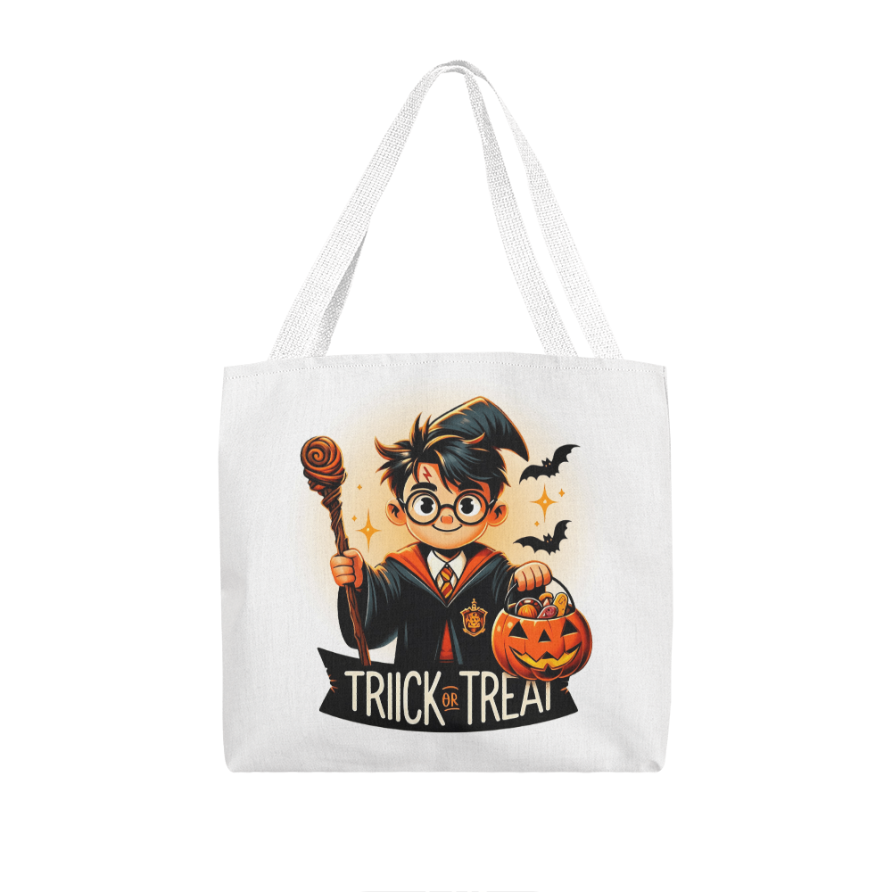 Classic Tote Bag- "Hogwarts Haul-o-ween" Bag