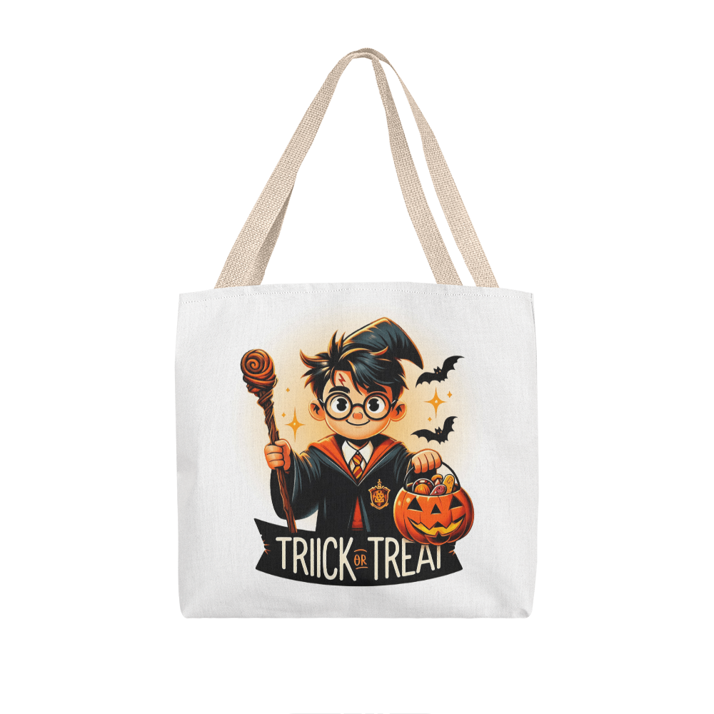 Classic Tote Bag- "Hogwarts Haul-o-ween" Bag