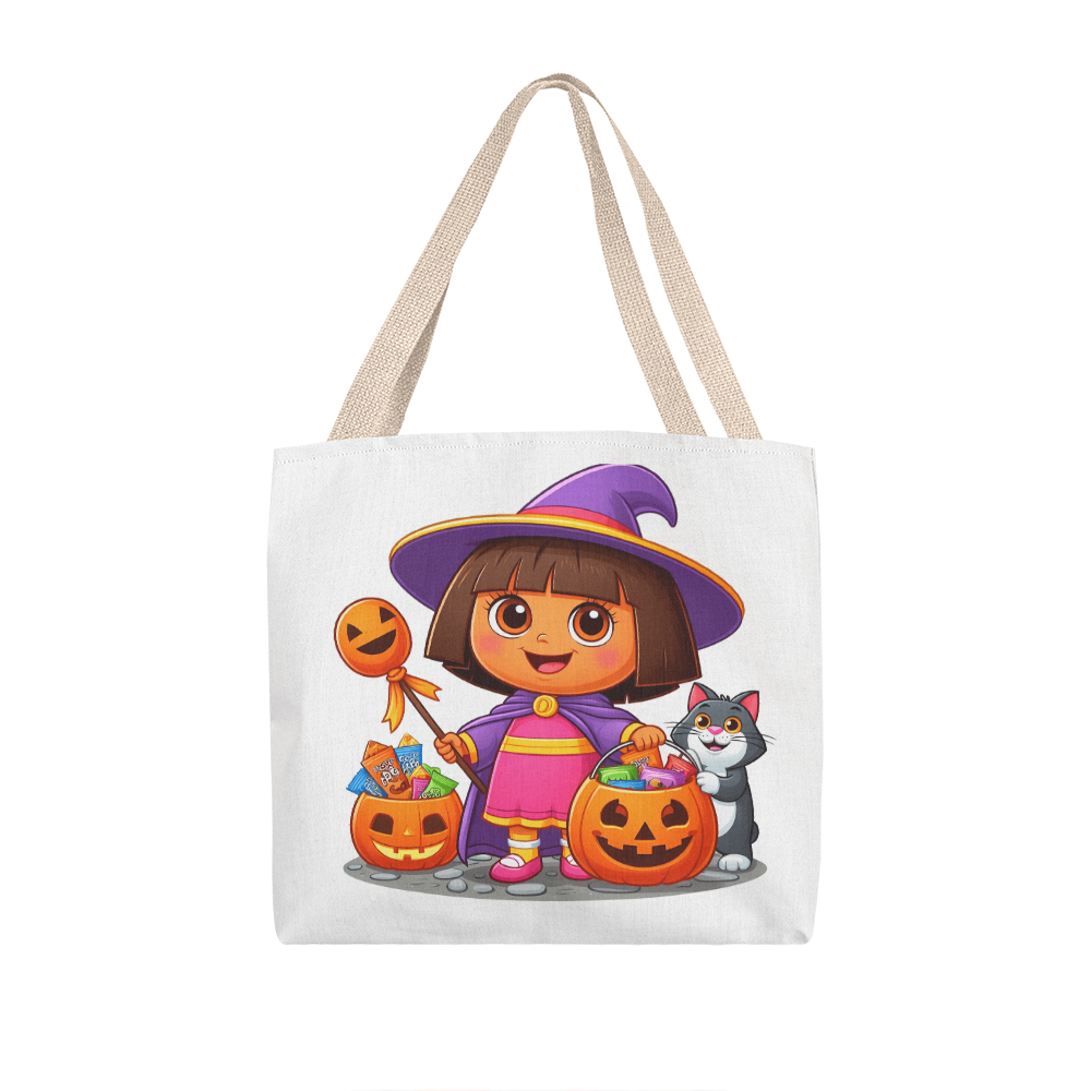 Nickelodeon Dora the Explorer Witch Halloween Trick-or-Treat Tote Bag