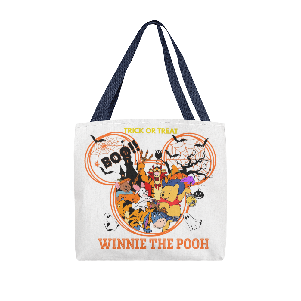 Winnie the Pooh Spooky Season Halloween Tote Bag