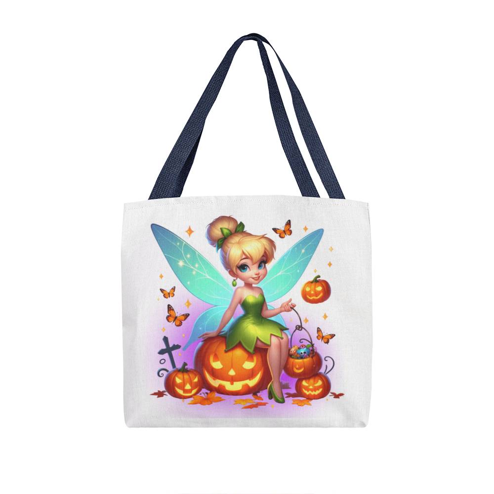 Disney Tinker Bell Halloween Trick-or-Treat Tote Bag - Spooky Cute Fairy Art