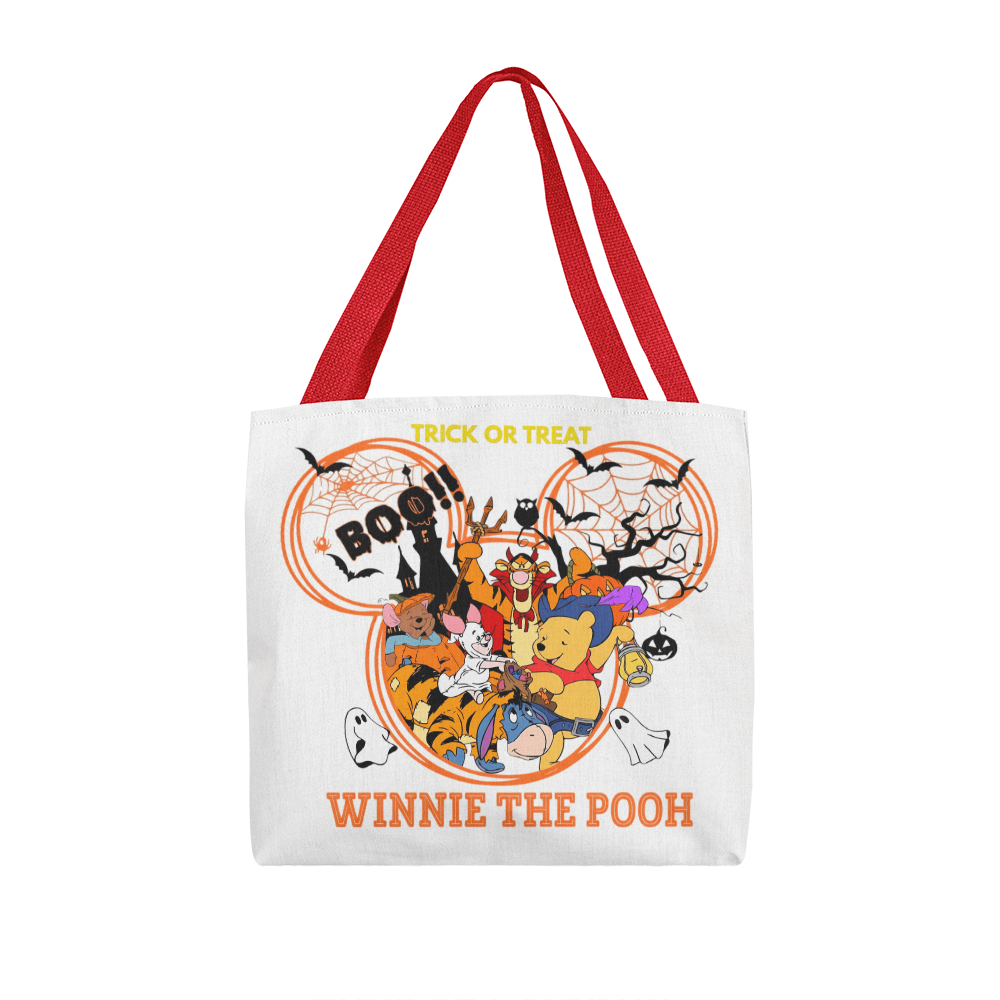 Winnie the Pooh Spooky Season Halloween Tote Bag