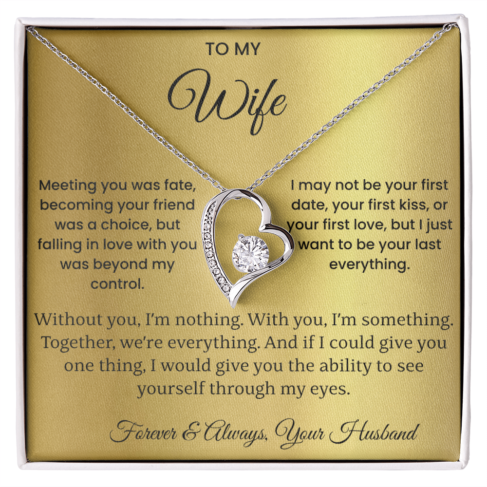 Forever Love Necklace - To my Wife