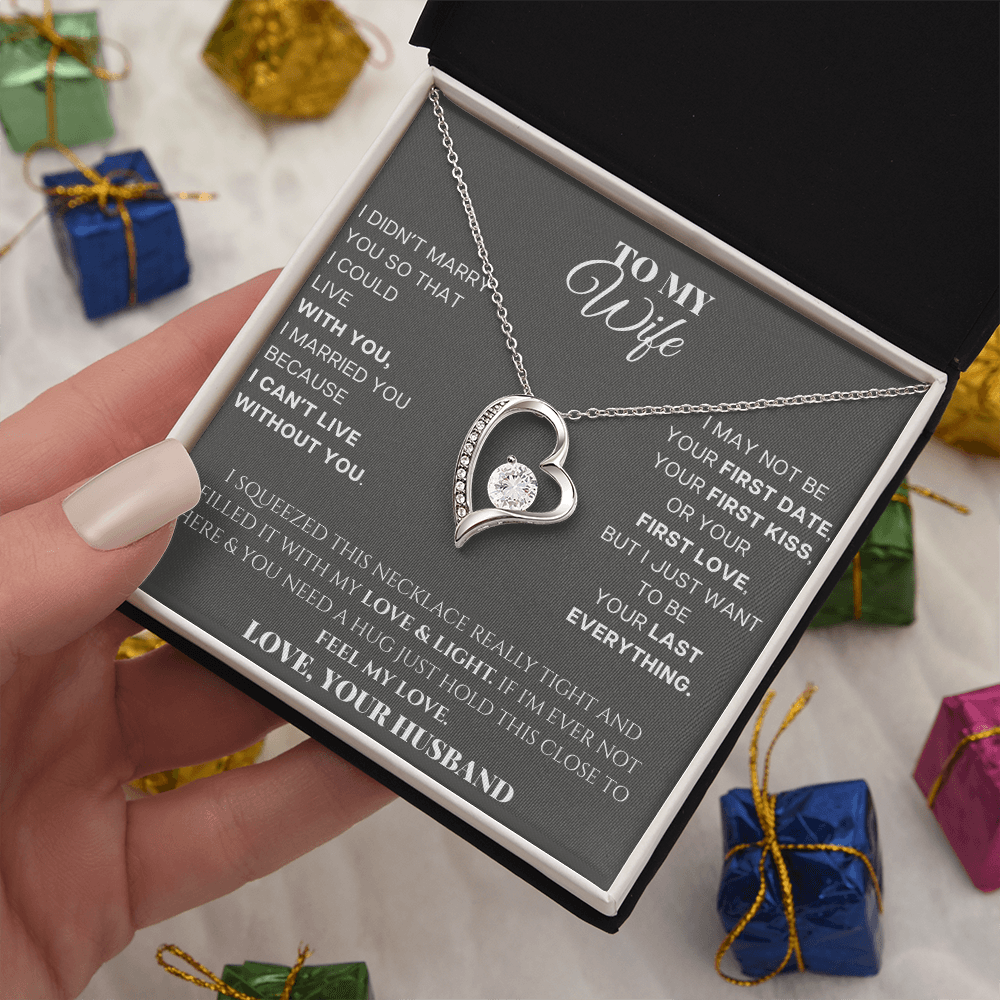 Forever Love Necklace - To MY WIFE