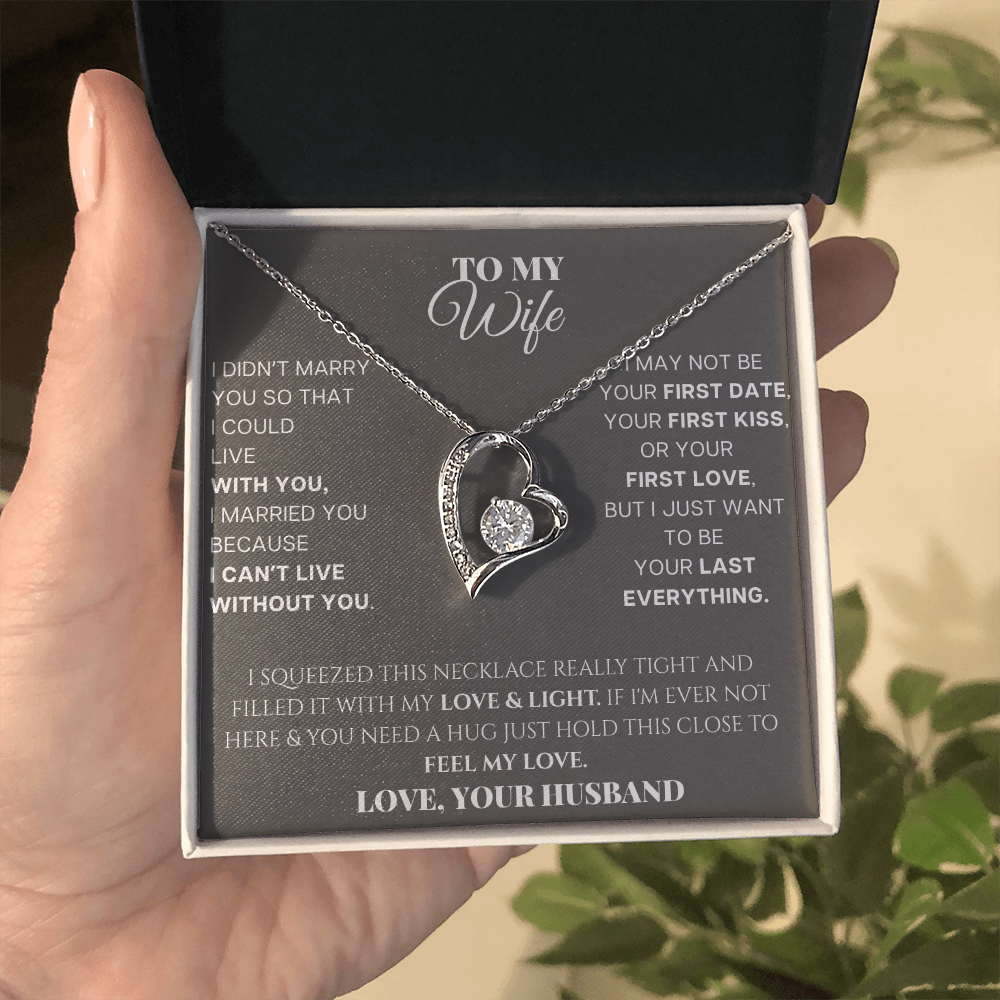 Forever Love Necklace - To MY WIFE