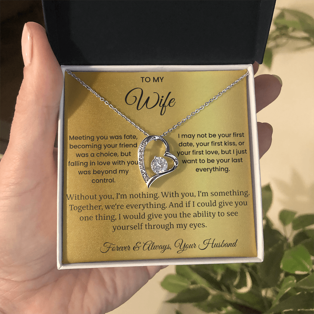 Forever Love Necklace - To my Wife