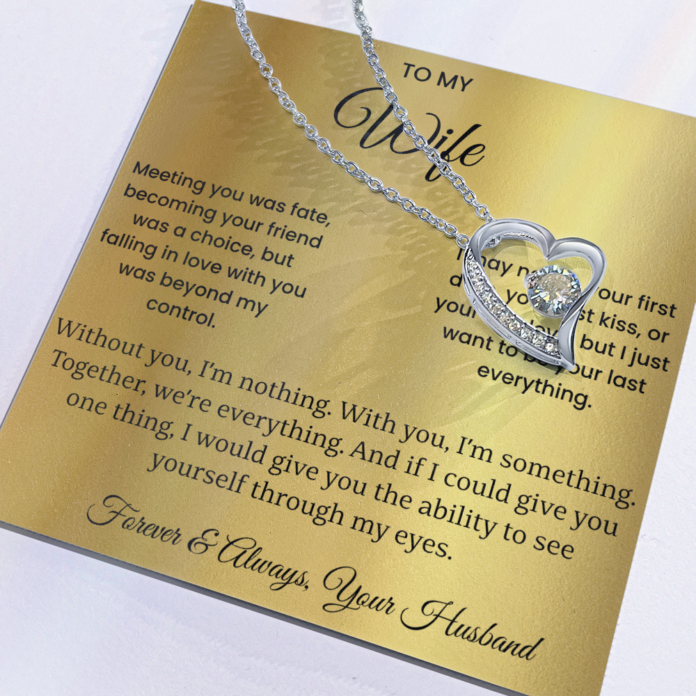 Forever Love Necklace - To my Wife