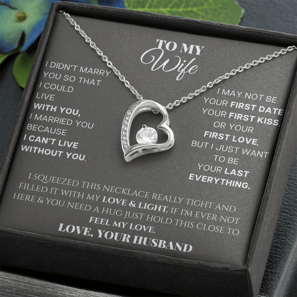 Forever Love Necklace - To MY WIFE