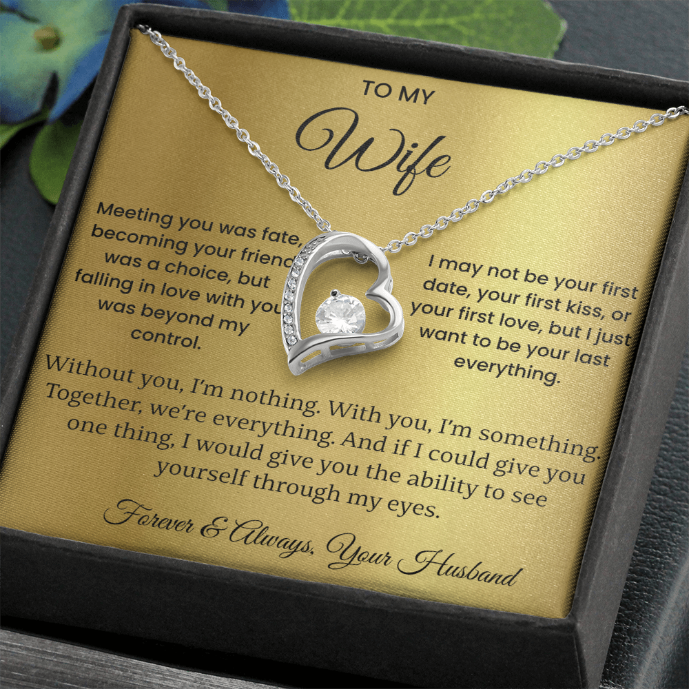 Forever Love Necklace - To my Wife