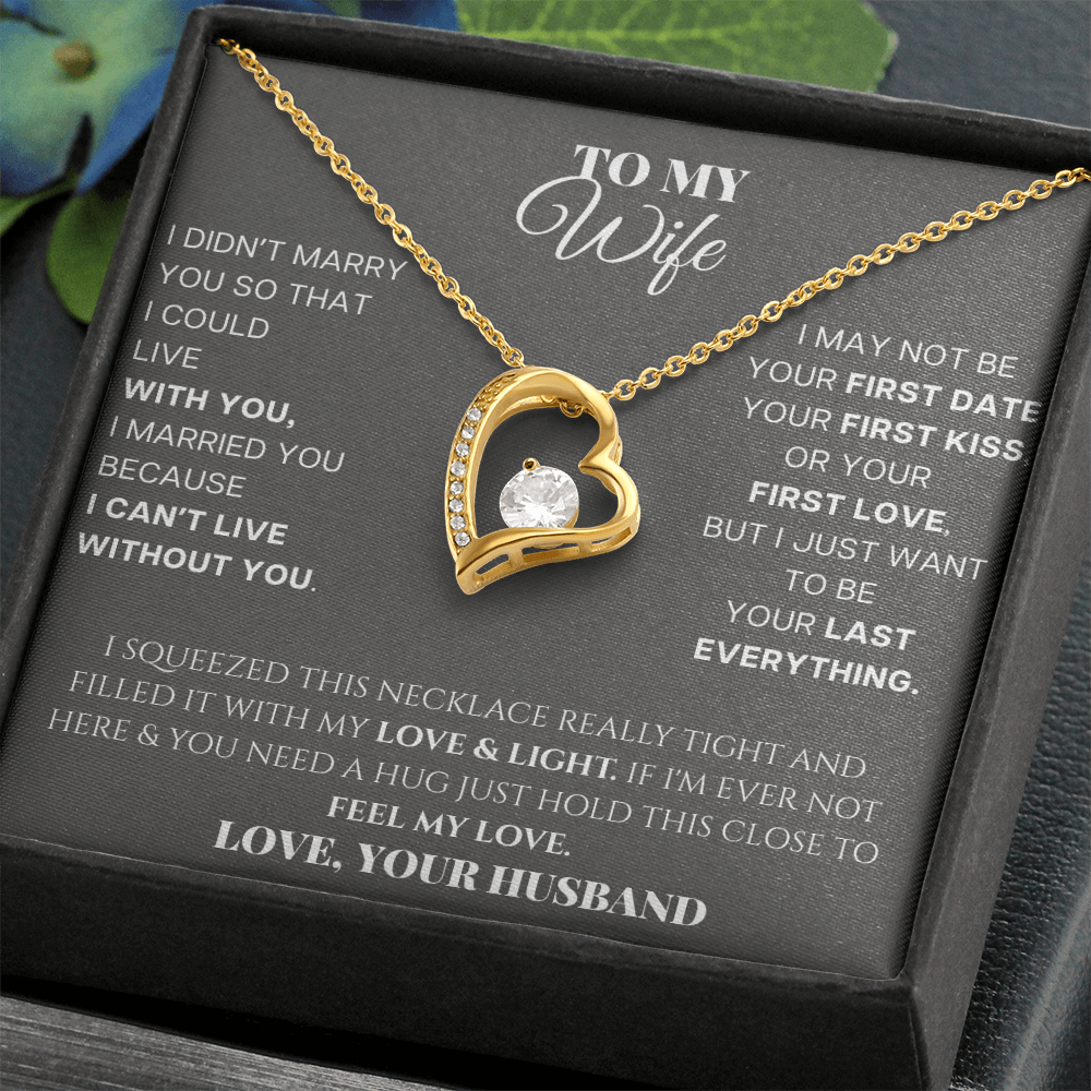 Forever Love Necklace - To MY WIFE
