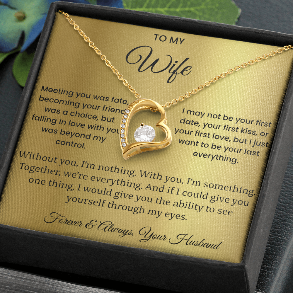 Forever Love Necklace - To my Wife